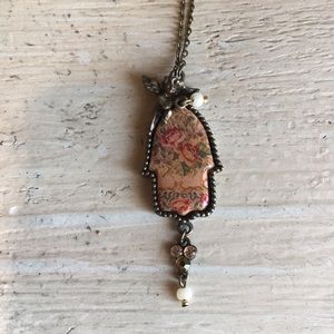 Michal Negrin Hamsa Necklace